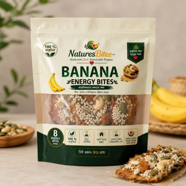 Banana Energy Bites (With Nuts)