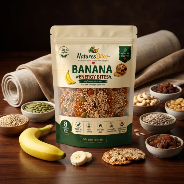 Banana Energy Bites (With Nuts)